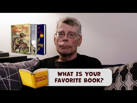 Stephen King in The Late Show’s What Ya’ Readin’? video.